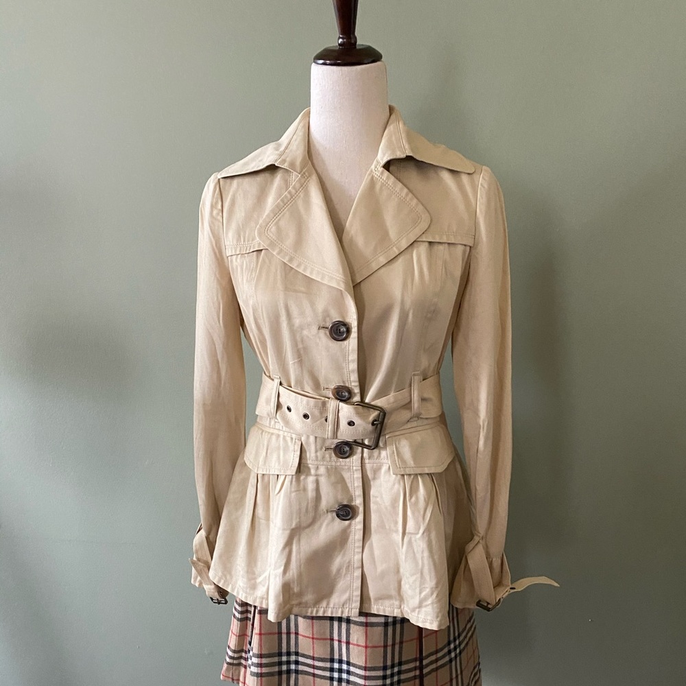 Authentic Burberry Blue Label Jacket Beige color